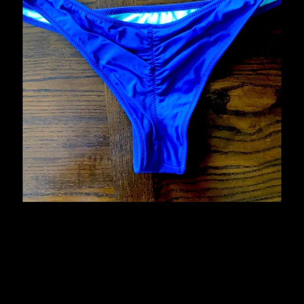 VS blue bikini bottom